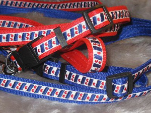 Halsband met Friese vlag print