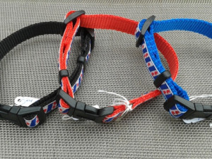 Halsband met Friese vlag print  (bestemd voor pups)